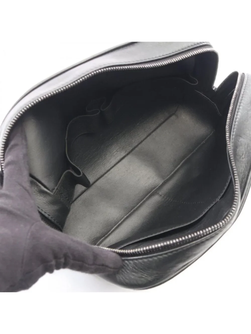 Louis Vuitton Clutch Trousse GM Noir Leather Toilet GM